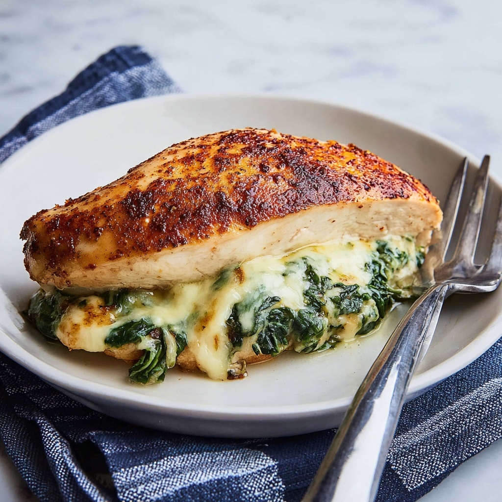 Spinach Stuffed Chicken Breasts Recipe - Recipe Image