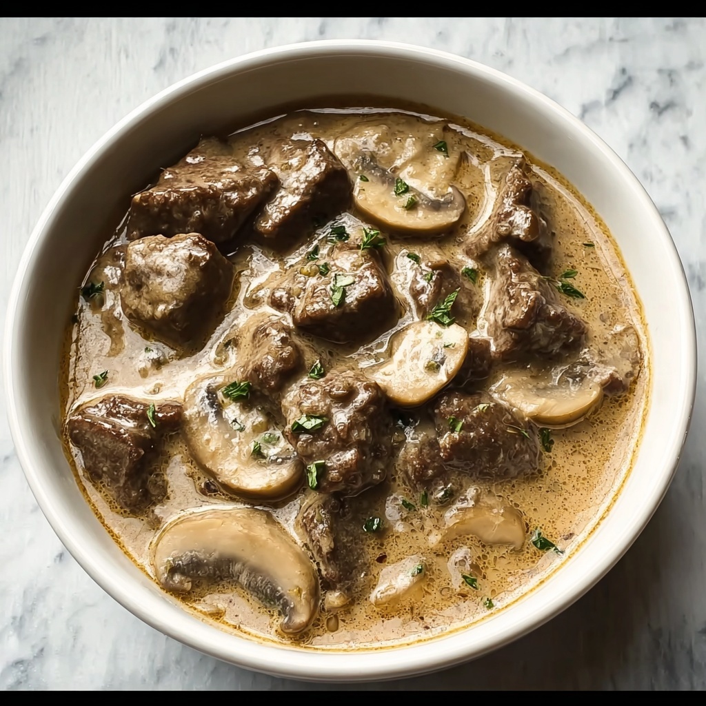 Keto Beef and Mushroom Soup Recipe - Recipe Image
