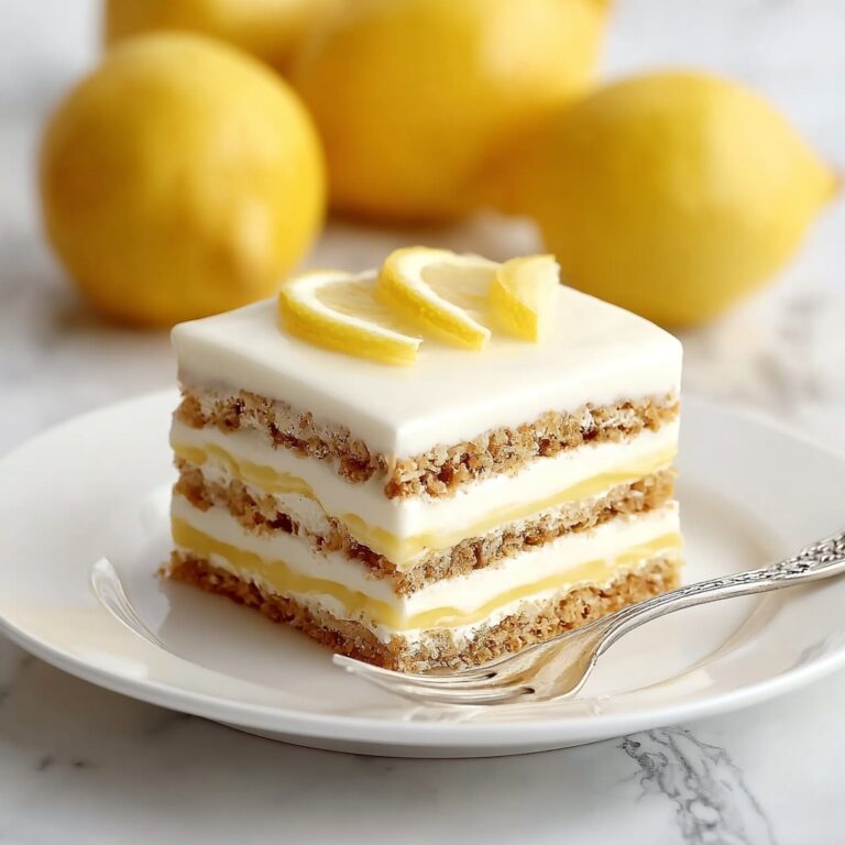 Lemon Icebox Cake Recipe