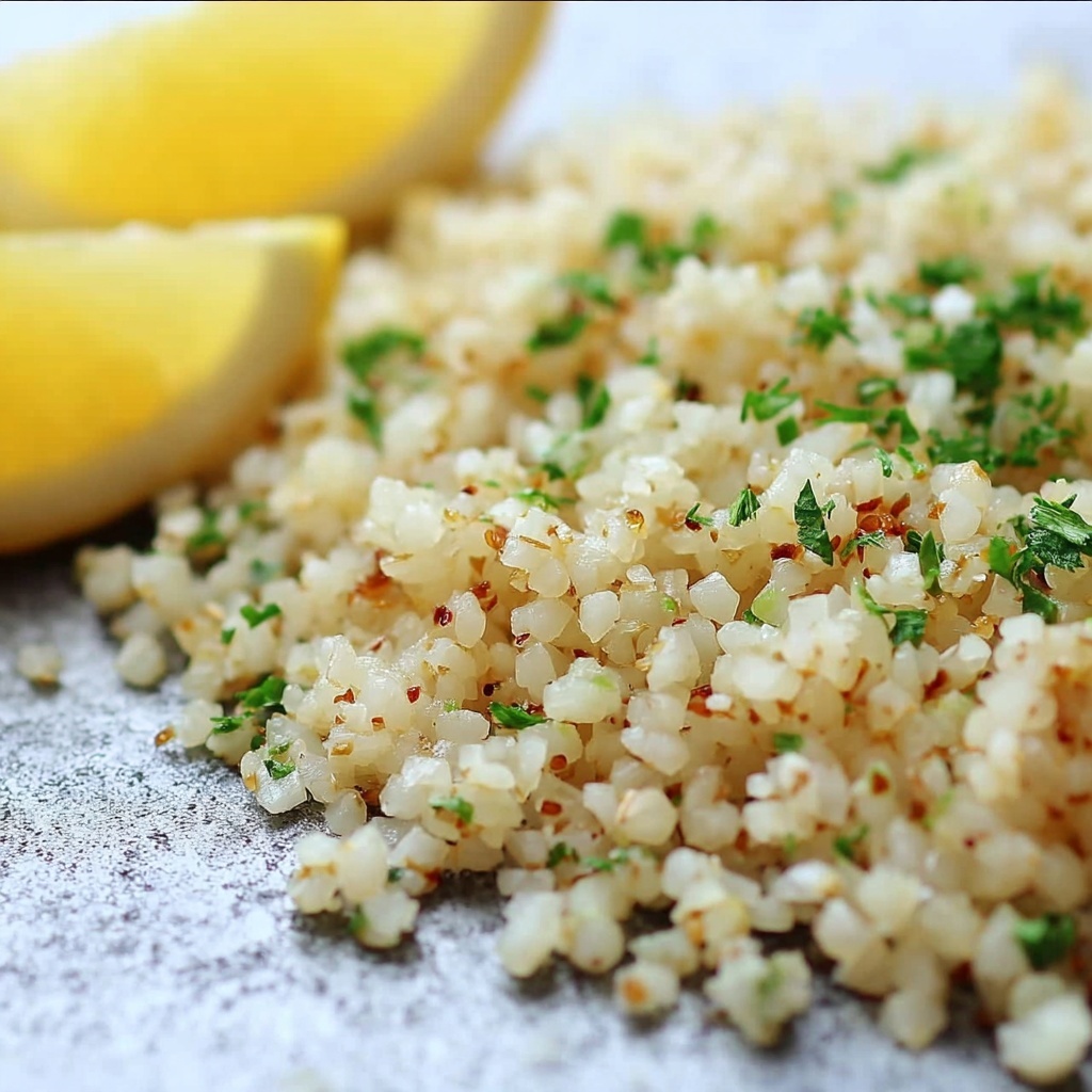 Garlic Butter Cauliflower Rice Recipe - Recipe Image