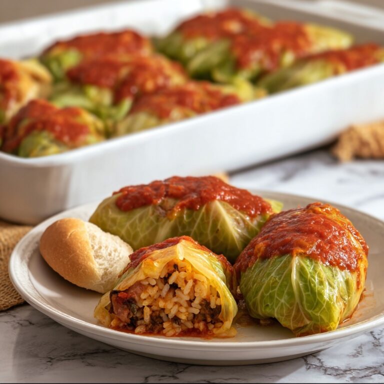 Creole Cabbage Rolls Recipe