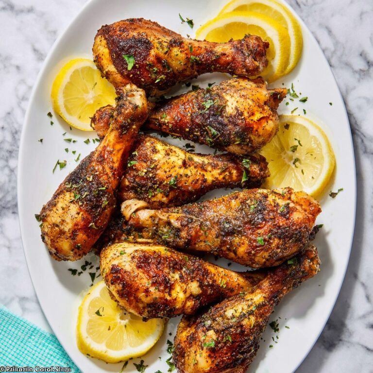 Lemon Pepper Chicken Drumsticks Recipe
