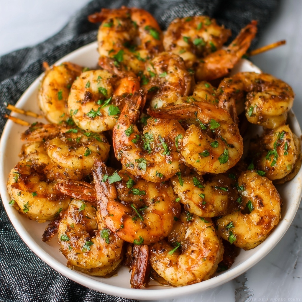 Grilled Cajun Shrimp Skewers Recipe - Recipe Image