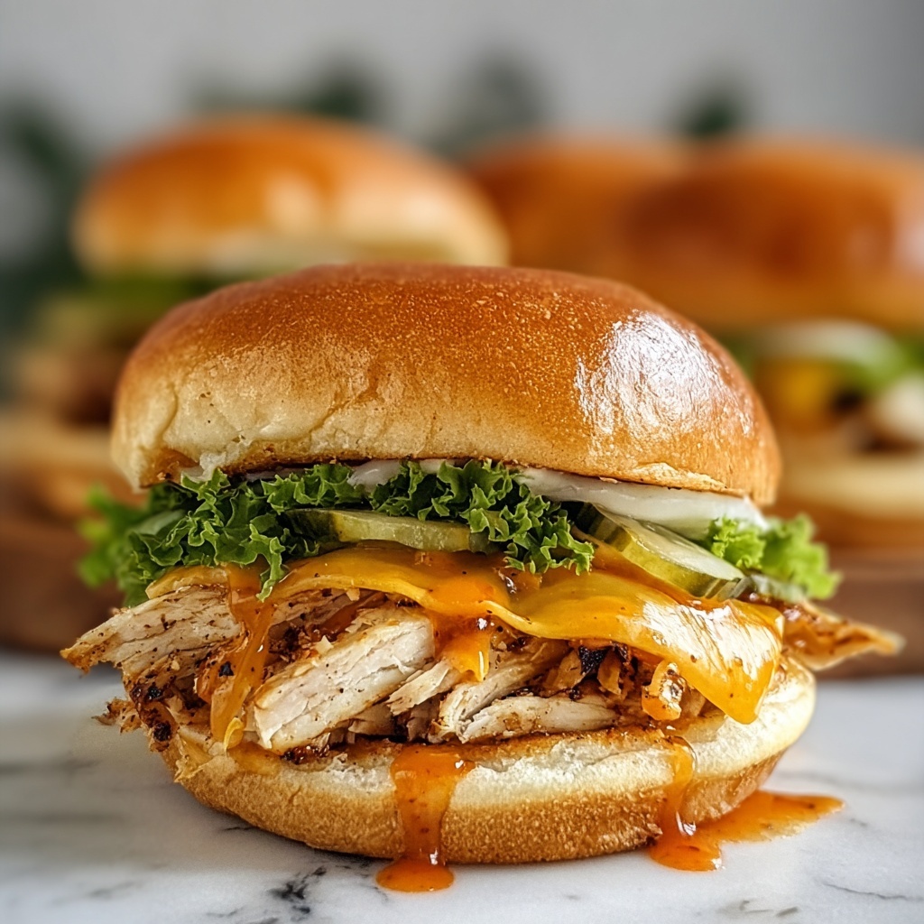Crock Pot Ranch Chicken Sandwiches Recipe - Recipe Image