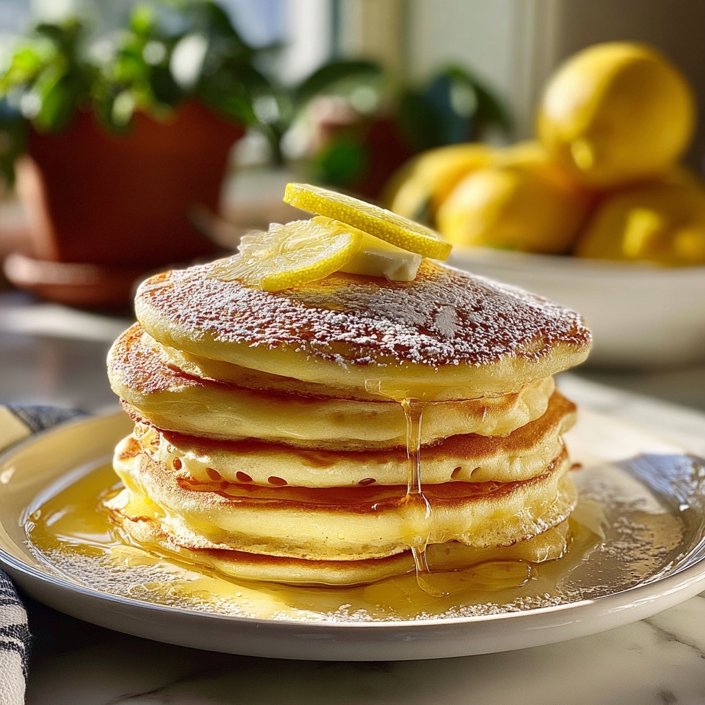 Lemon Ricotta Pancakes Recipe - Recipe Image