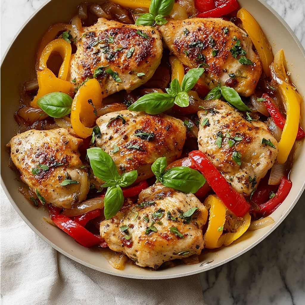 Savory Italian Chicken with Peppers and Meat Recipe - Recipe Image
