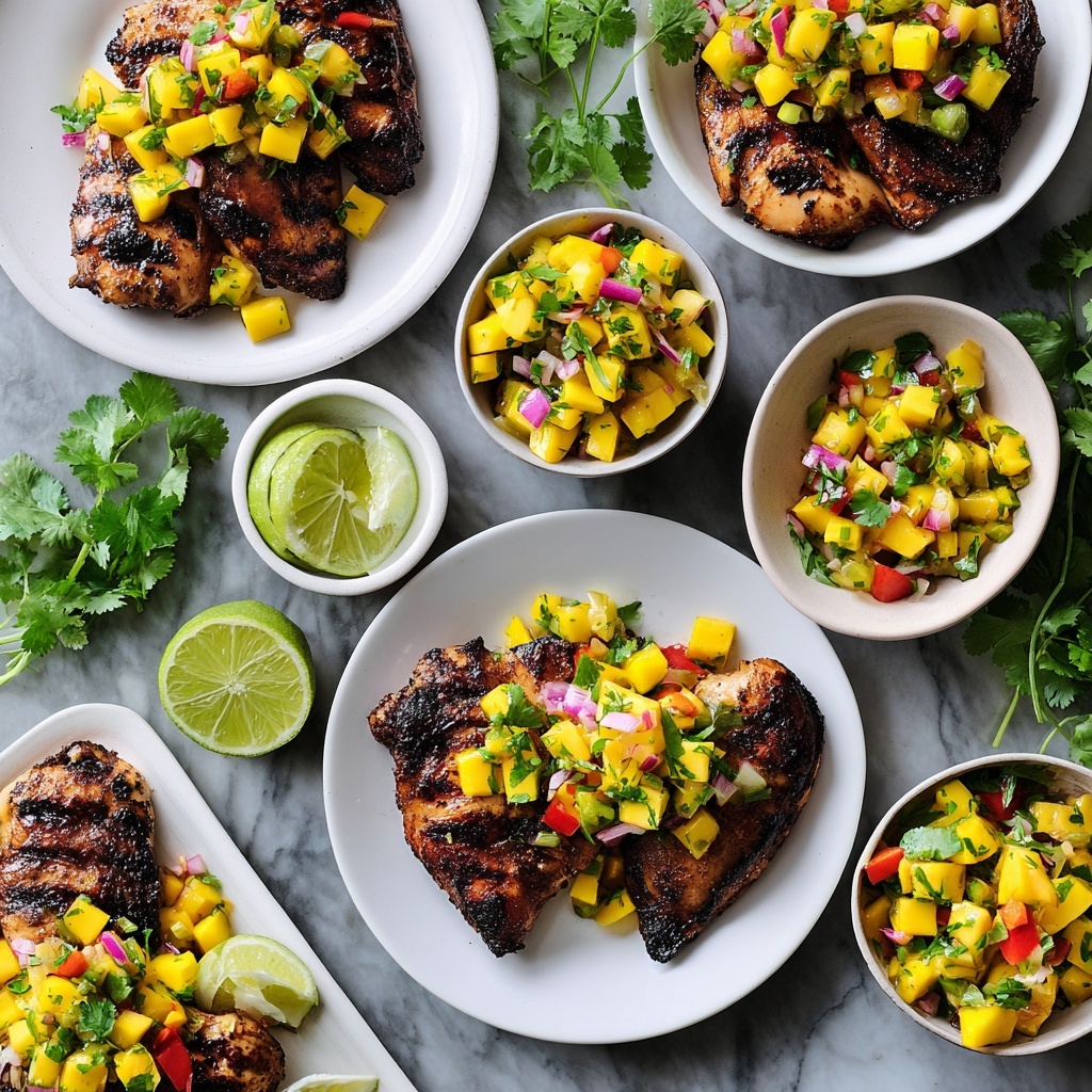 Grilled Chicken with Mango Salsa Recipe - Recipe Image