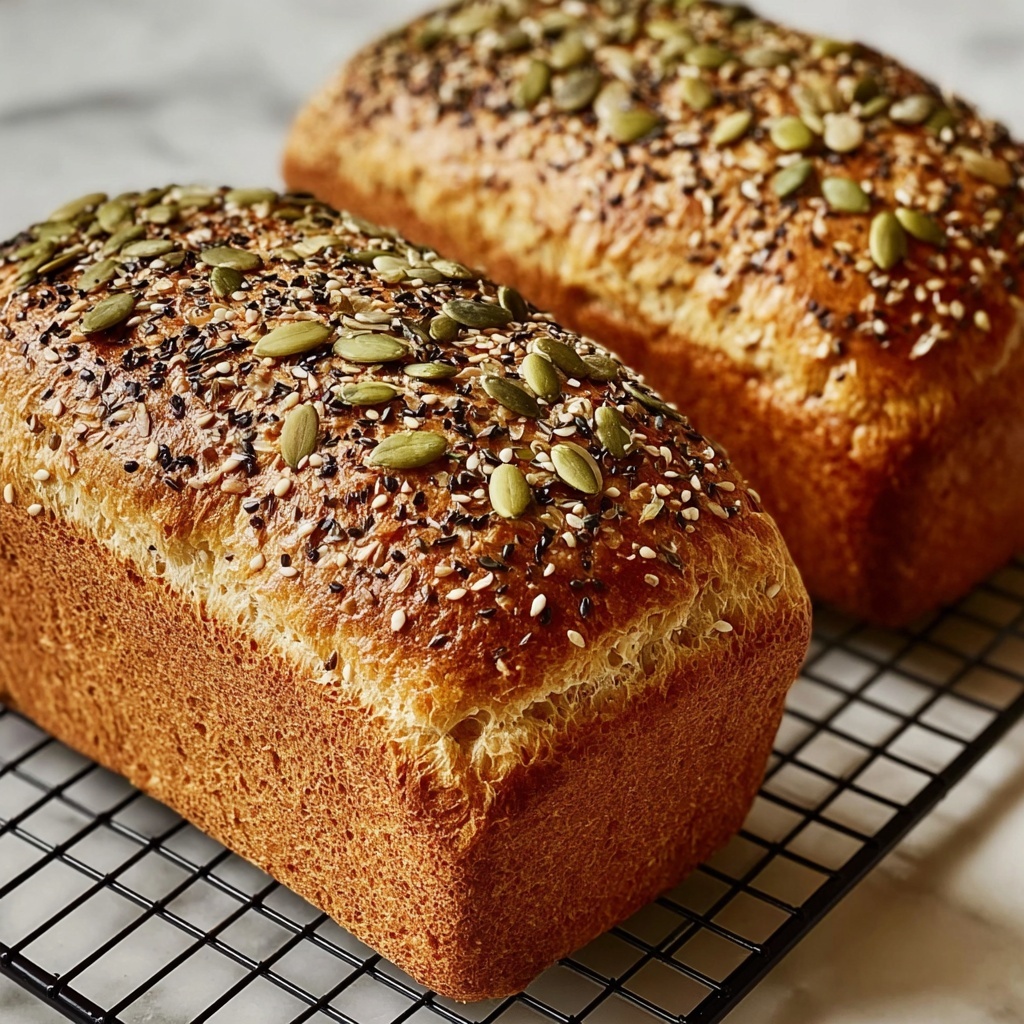 Multi-Seed Honey Wheat Bread Recipe - Recipe Image