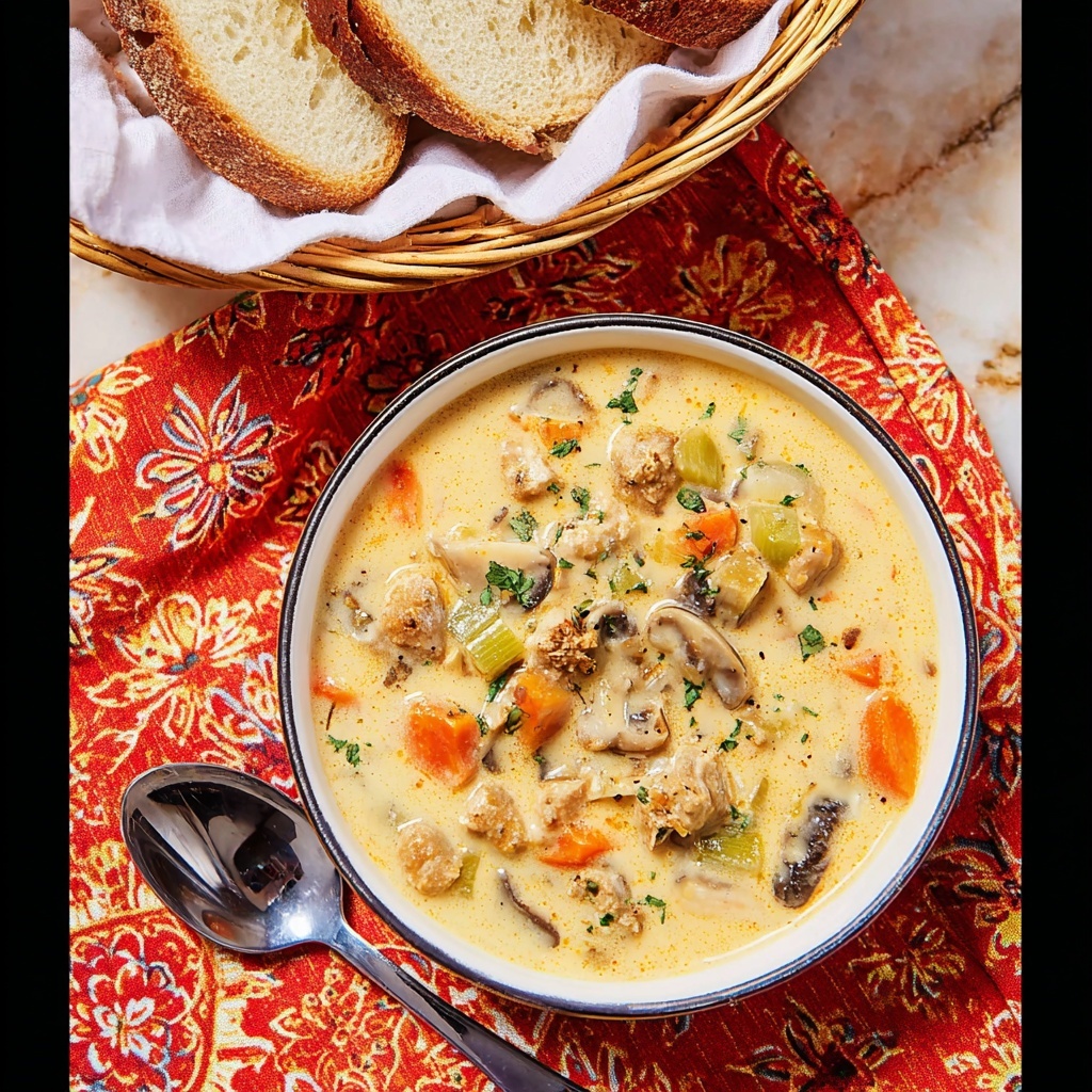 Creamy Chicken Soup Recipe - Recipe Image