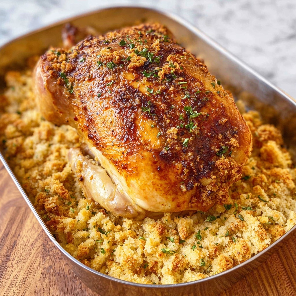 Southern Cornbread Dressing Recipe - Recipe Image