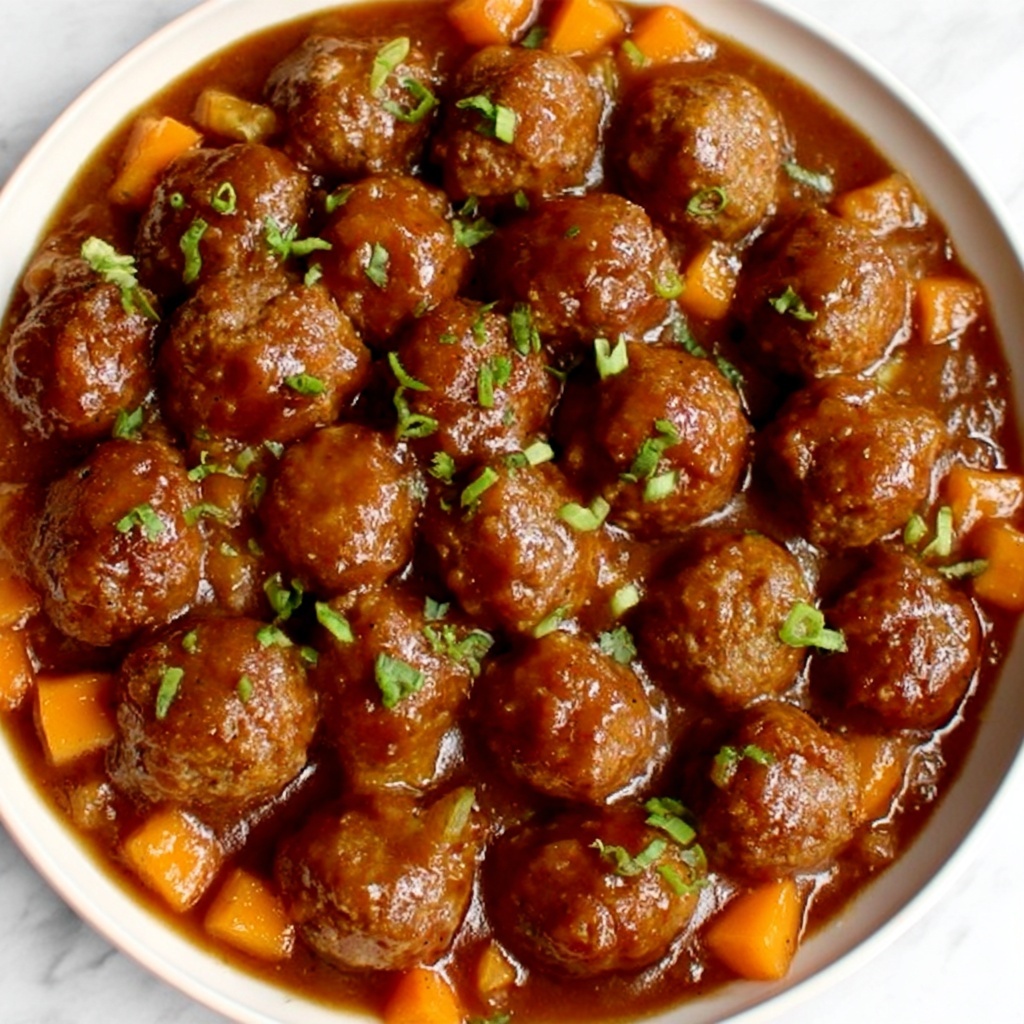 Pineapple BBQ Meatballs Recipe - Recipe Image