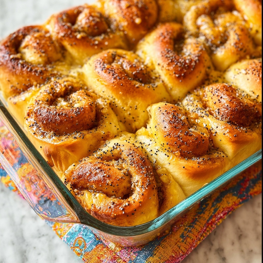 Glazed Chicken Minis with Crescent Rolls and Poppy Seeds Recipe - Recipe Image