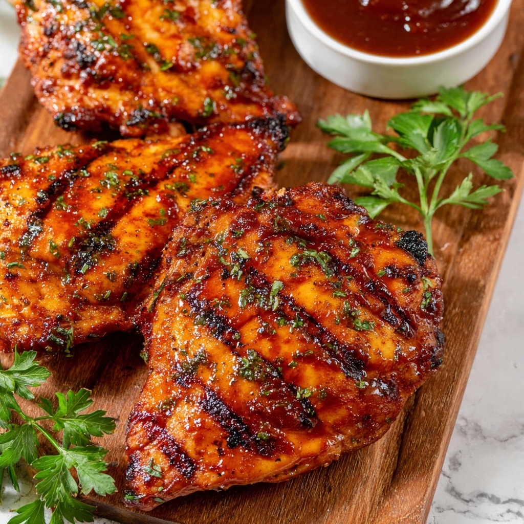 Grilled Kansas City BBQ Chicken Recipe - Recipe Image