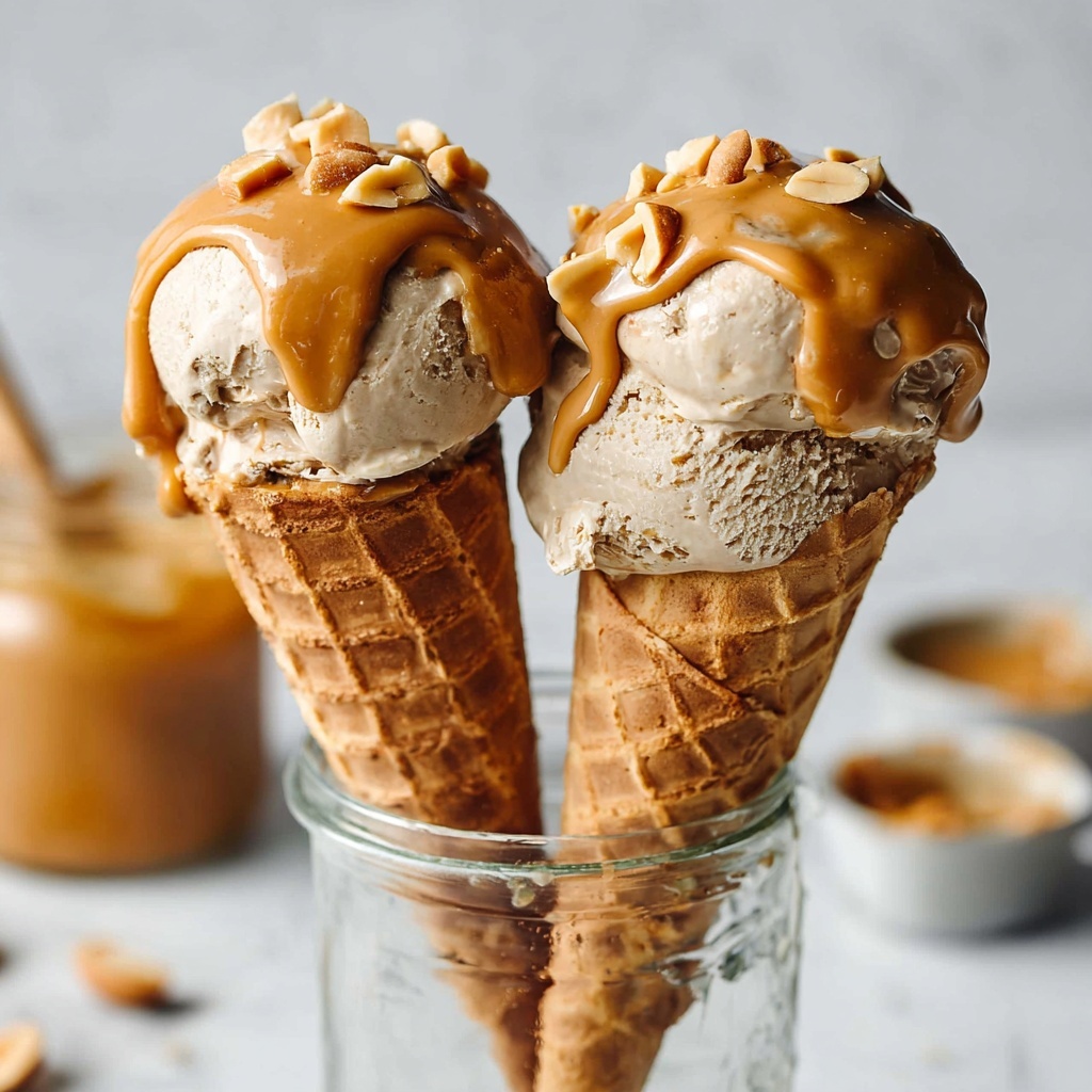 Vegan Peanut Butter Ice Cream Recipe - Recipe Image