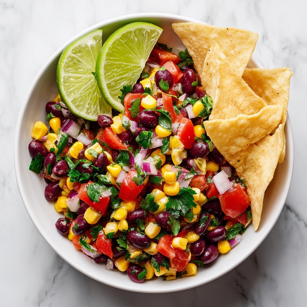 Zesty Black Bean Corn Salsa Recipe - Recipe Image