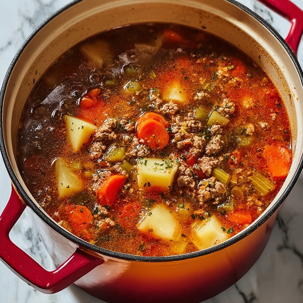 Vegetable Beef Soup Recipe - Recipe Image