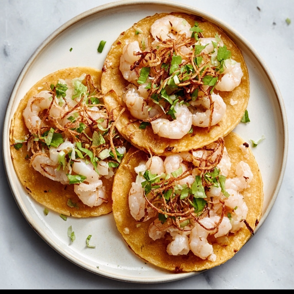 Coconut Shrimp Ceviche Tostadas Recipe - Recipe Image