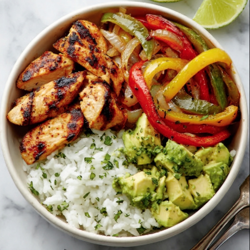 Cajun Chicken with Coriander and Lime Rice Recipe - Recipe Image