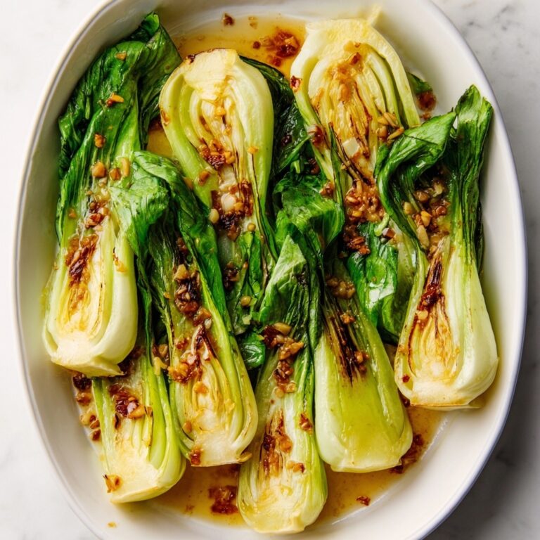 Simple Garlic Sautéed Bok Choy Recipe