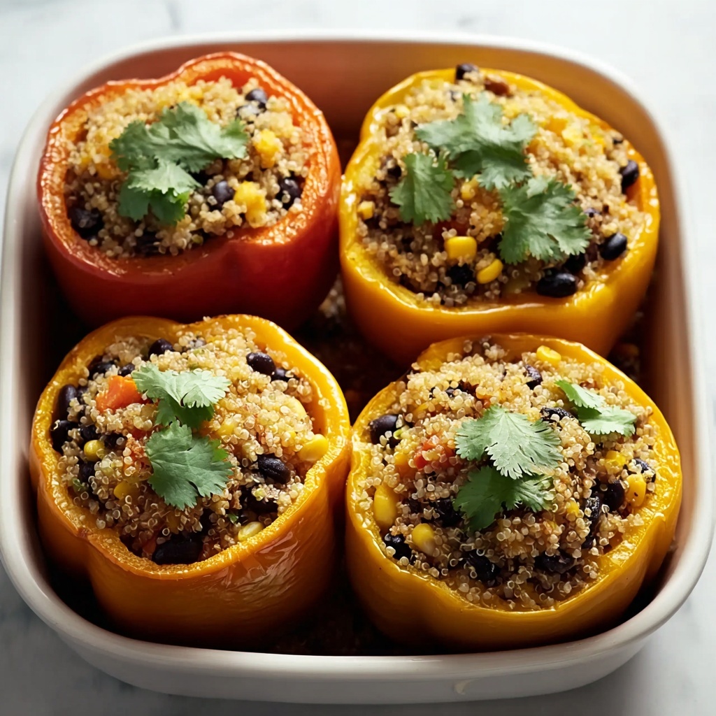 Quinoa Stuffed Bell Peppers: A Healthy, Flavorful Meal Recipe - Recipe Image