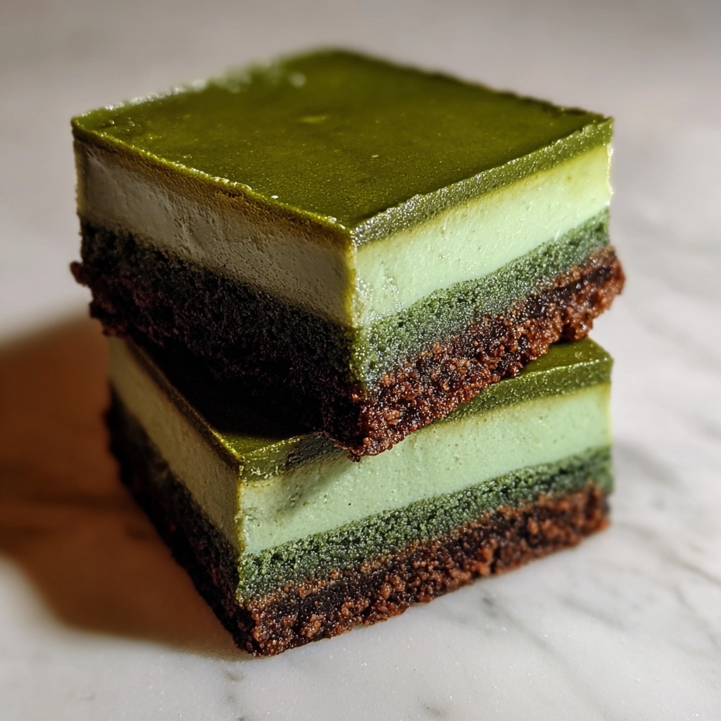 Matcha Brownie Mochi Recipe - Recipe Image
