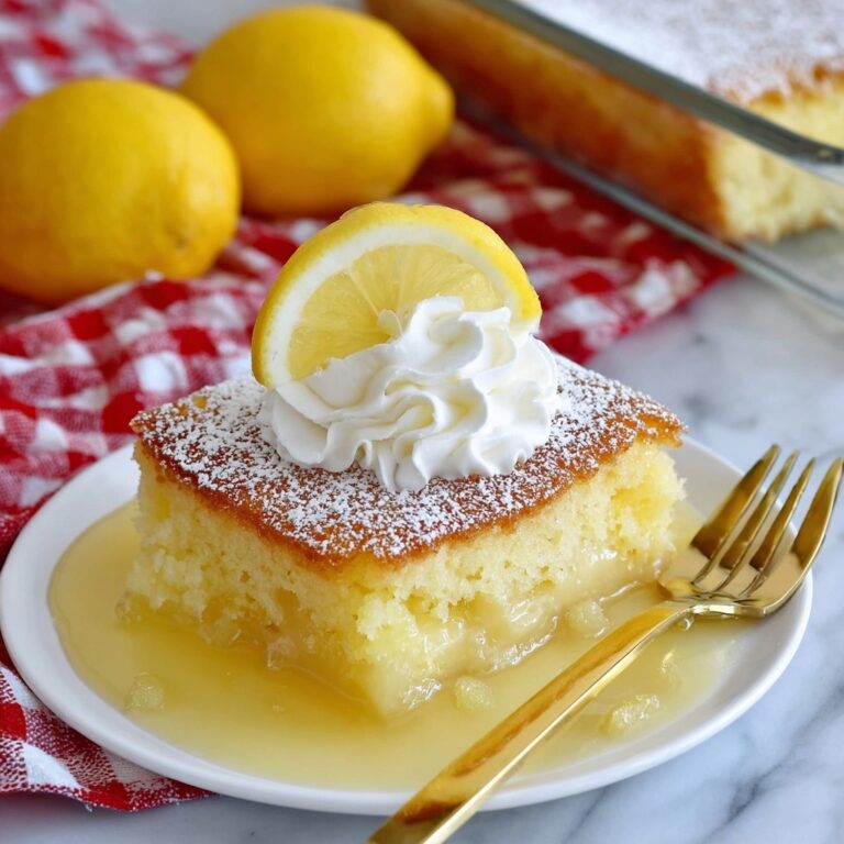 Luscious Lemon Pudding Cake Recipe
