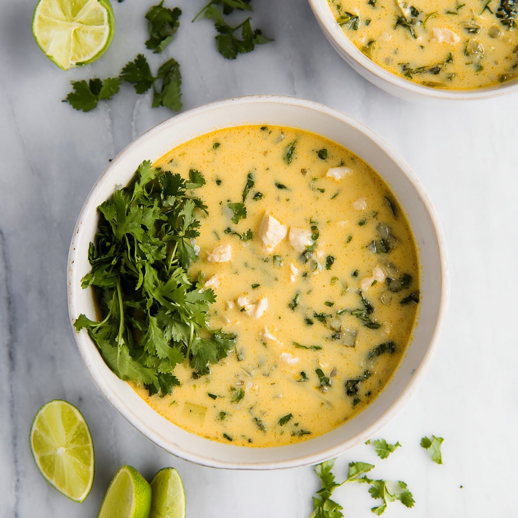 Coconut Cilantro Chicken Soup Recipe - Recipe Image
