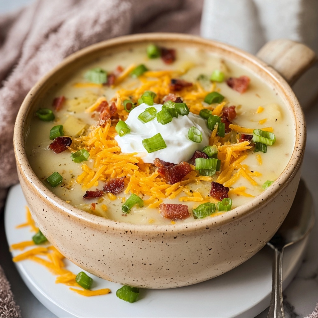 Loaded Baked Potato Soup Recipe - Recipe Image