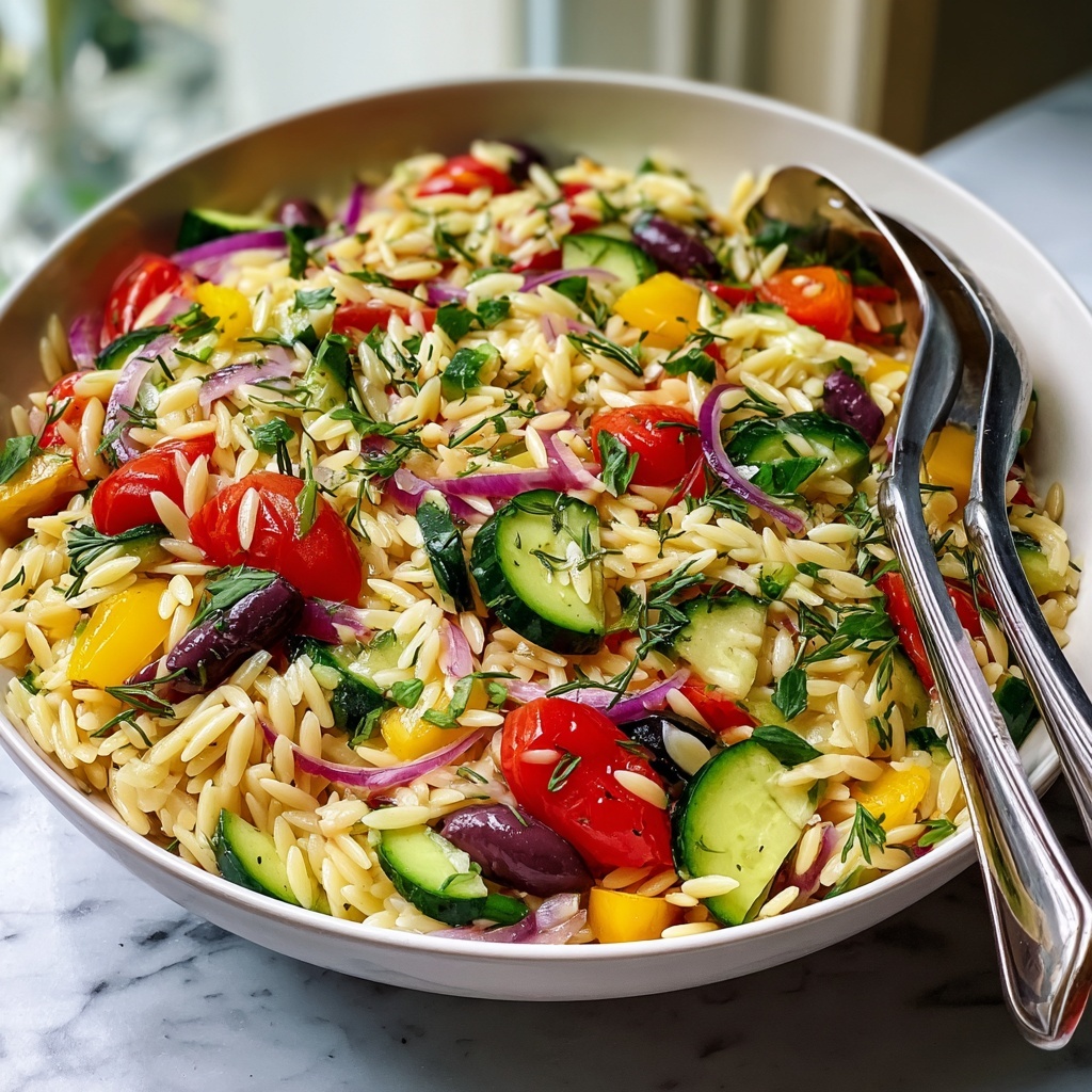 Greek Orzo Salad Recipe - Recipe Image