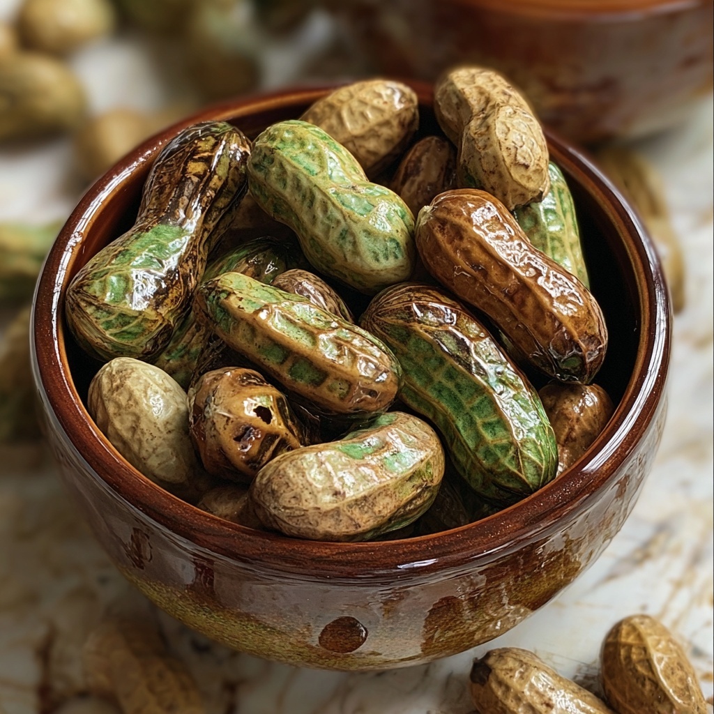 Dill Pickle Boiled Peanuts Recipe - Recipe Image