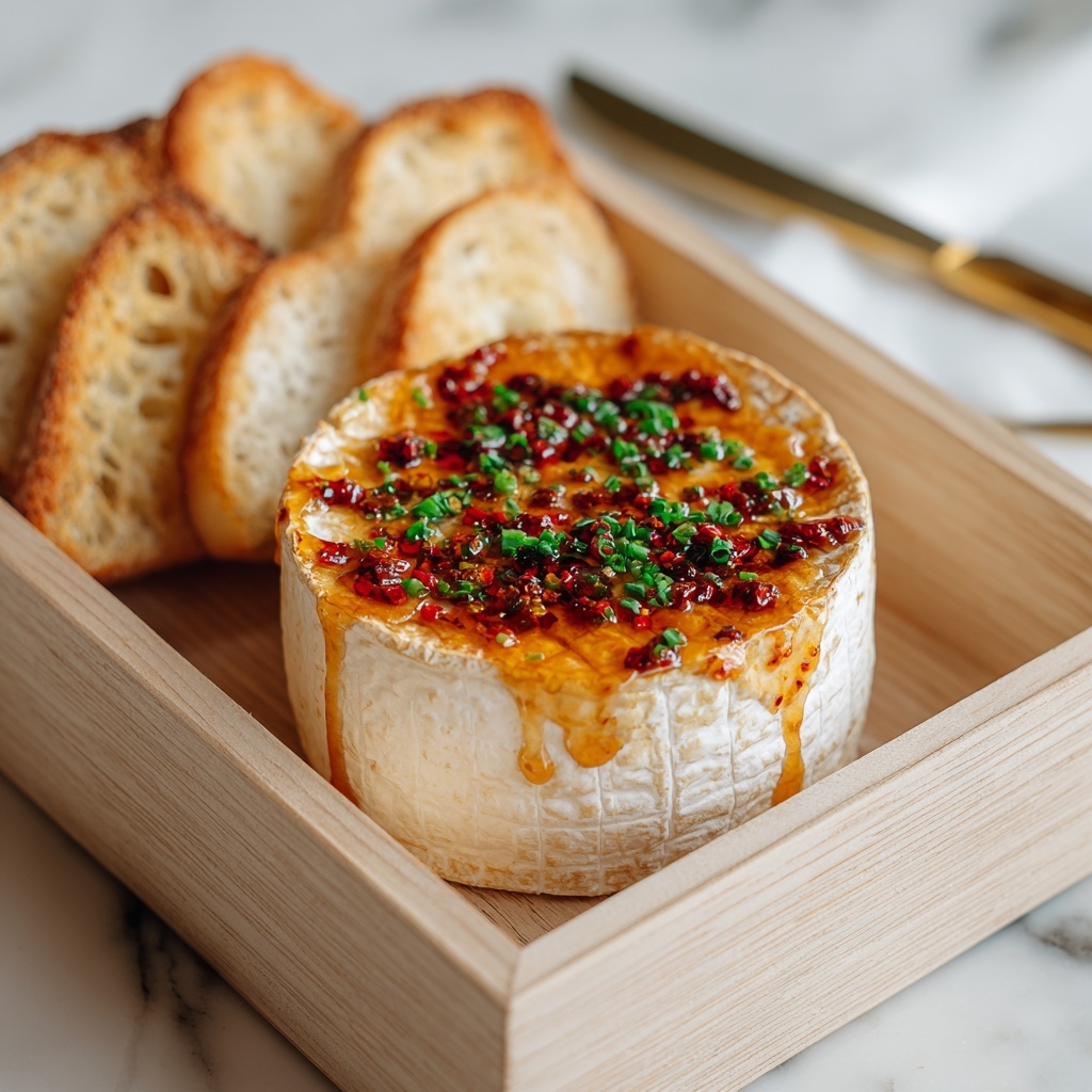 Garlic Butter Baked Brie Recipe - Recipe Image