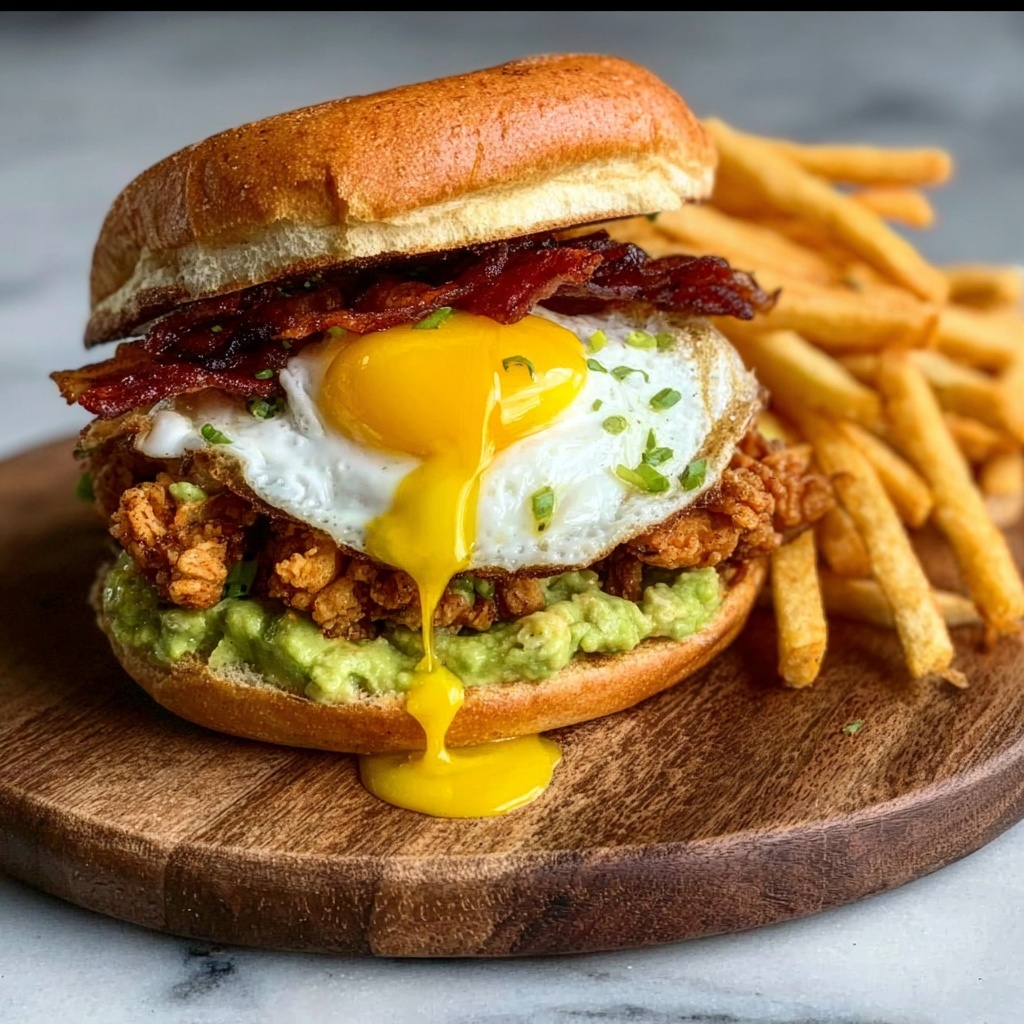 Egg Chicken Breakfast Sandwich Recipe - Recipe Image