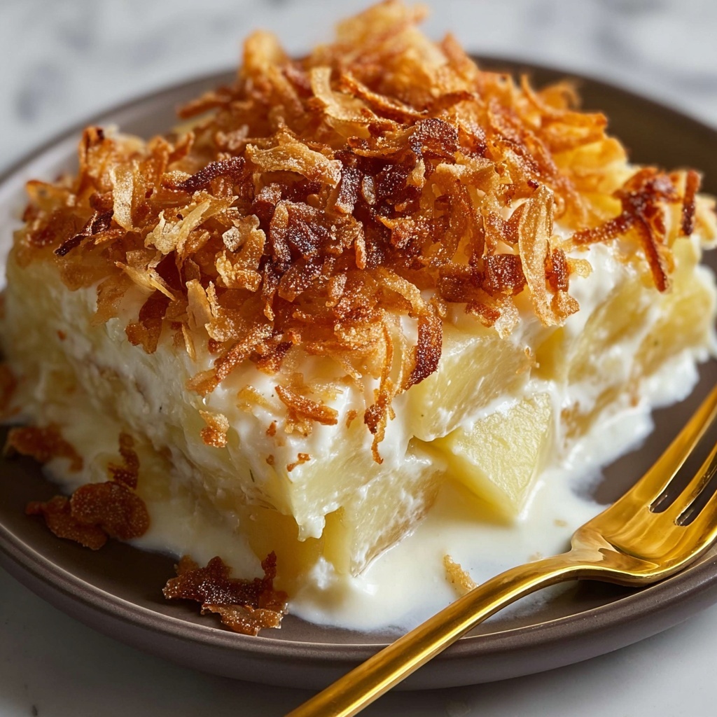 French Onion Funeral Potatoes Recipe - Recipe Image