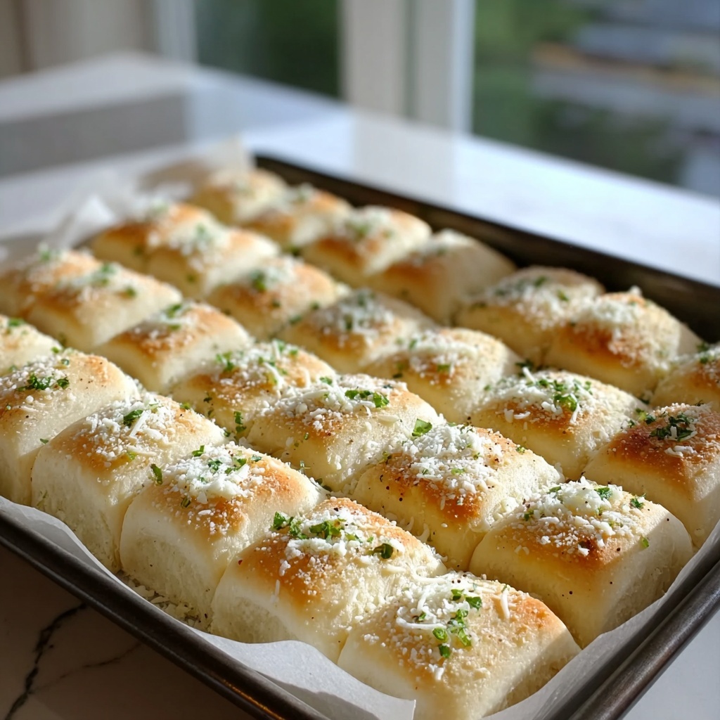 Garlic Parmesan Breadsticks Recipe - Recipe Image