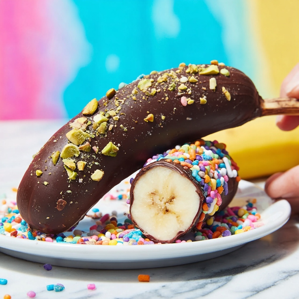Frozen Chocolate Covered Bananas Recipe - Recipe Image