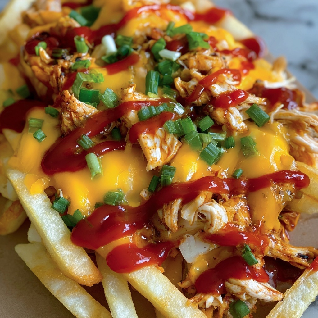 Chicken Loaded Fries Recipe - Recipe Image