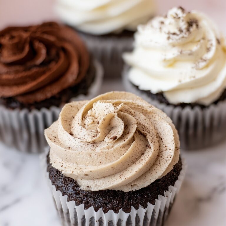 Buttercream Icing for Cupcakes (Vanilla and Chocolate) Recipe