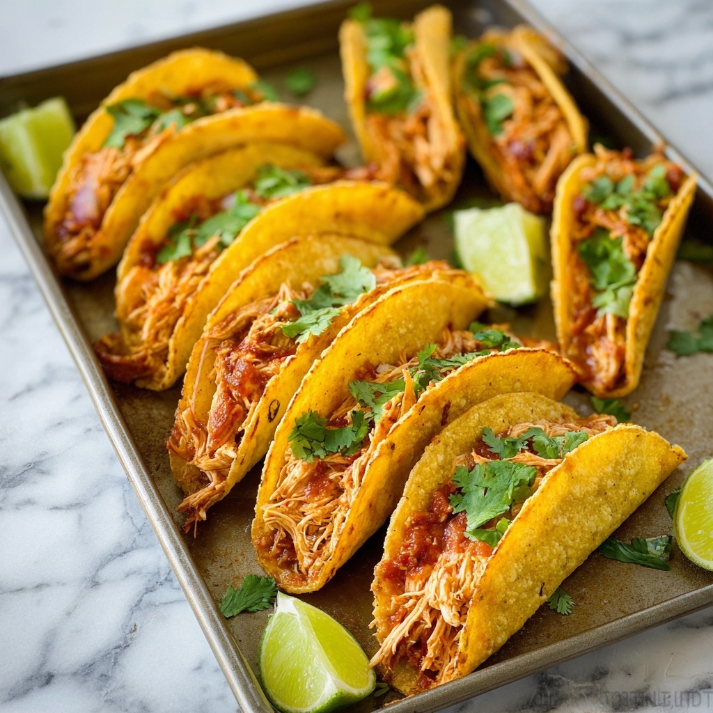 Baked Chicken Tacos Recipe - Recipe Image