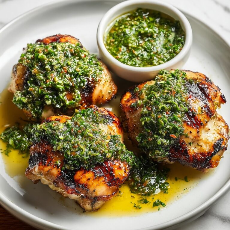 Chimichurri Chicken Thighs Recipe