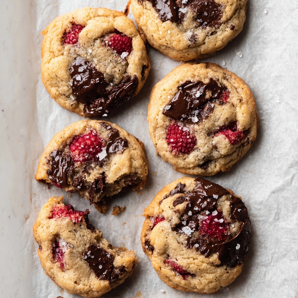 Raspberry Chocolate Chip Cookies Recipe - Recipe Image