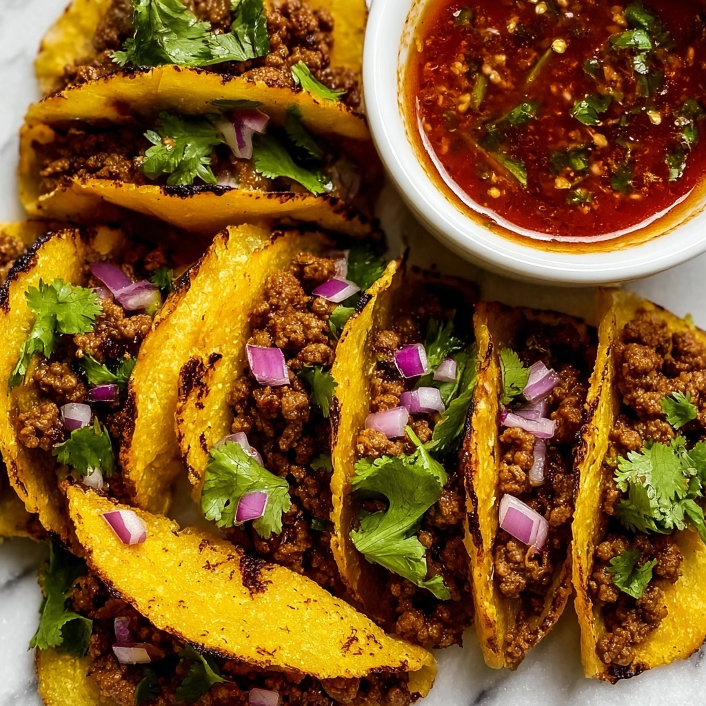 Crispy Ground Beef Tacos Recipe - Recipe Image