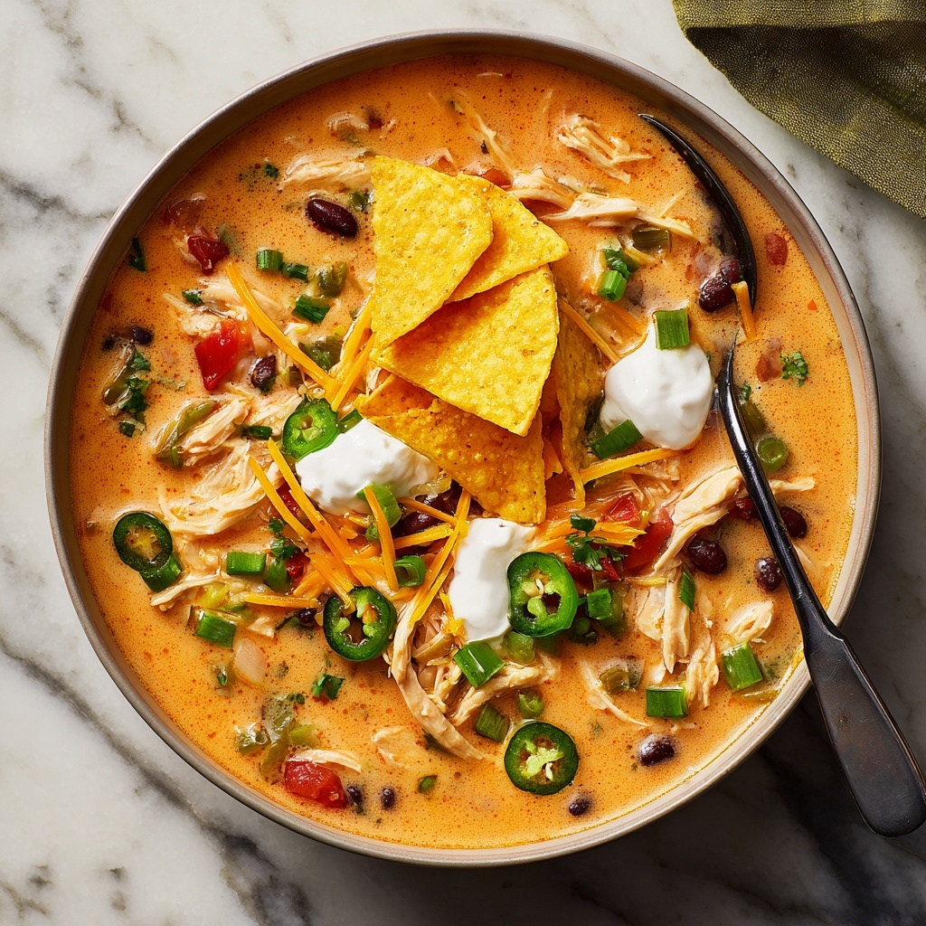 Creamy Chicken Tortilla Soup Recipe - Recipe Image