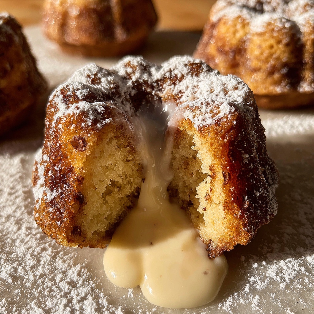 Mini Brown Butter Sourdough Cinnabundts Recipe - Recipe Image