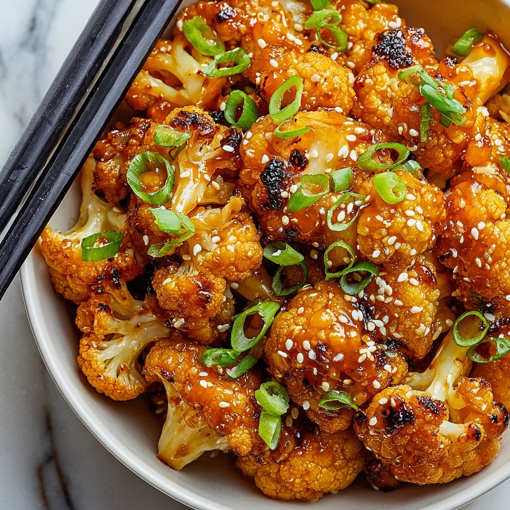 Sweet and Spicy Baked Cauliflower Recipe - Recipe Image