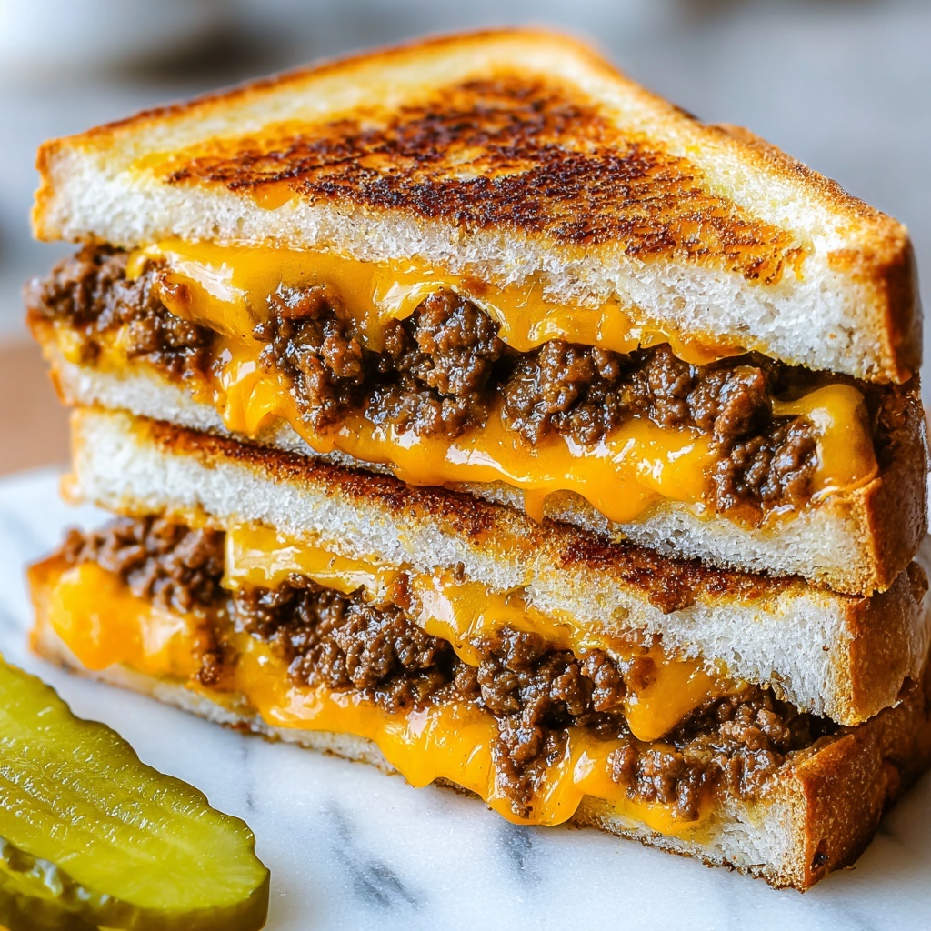 Grilled Cheese Sloppy Joes Recipe - Recipe Image