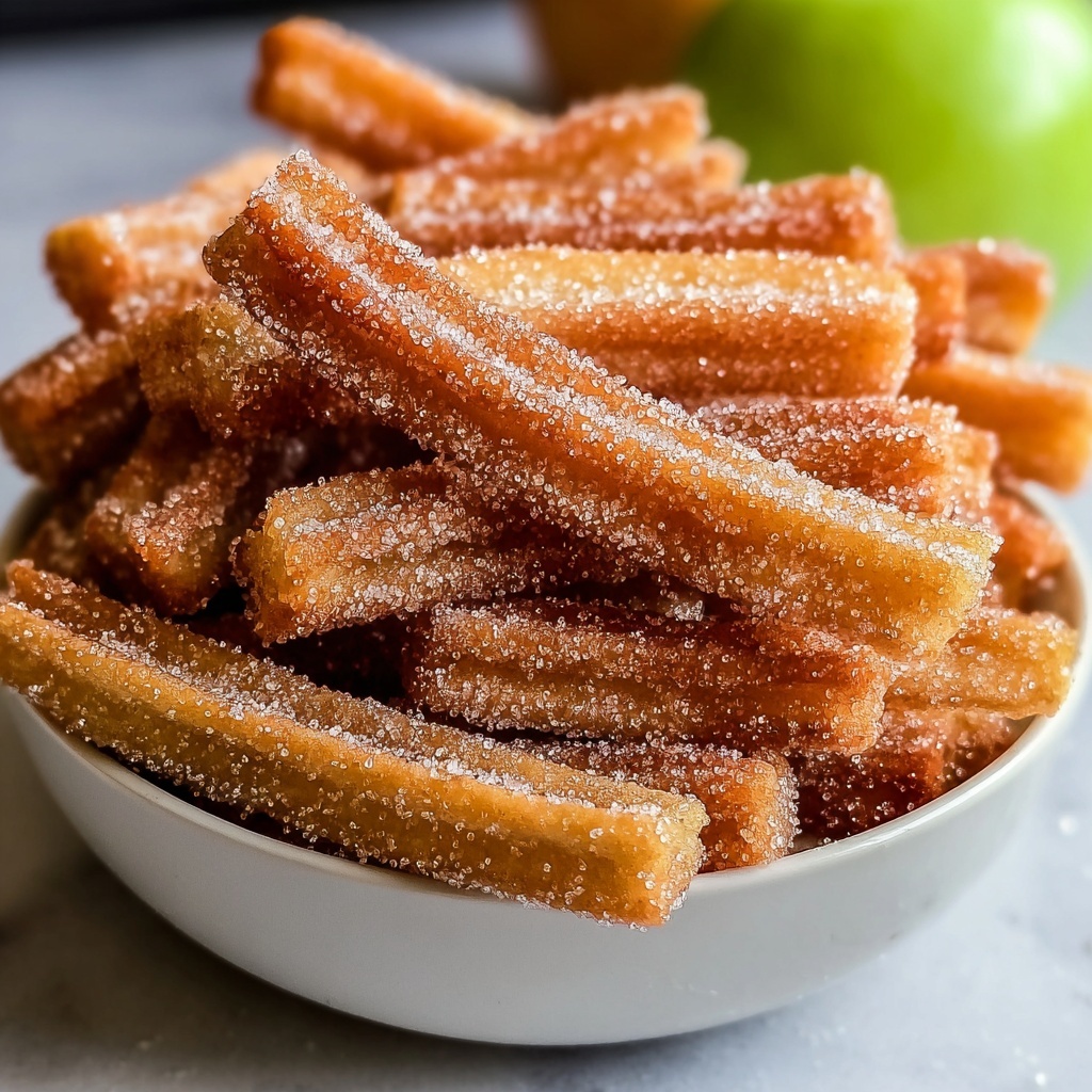 Crispy Air Fryer Apple Fries Recipe - Recipe Image