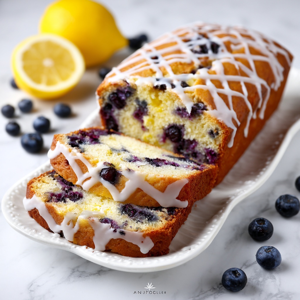 Lemon Blueberry Bread Recipe - Recipe Image