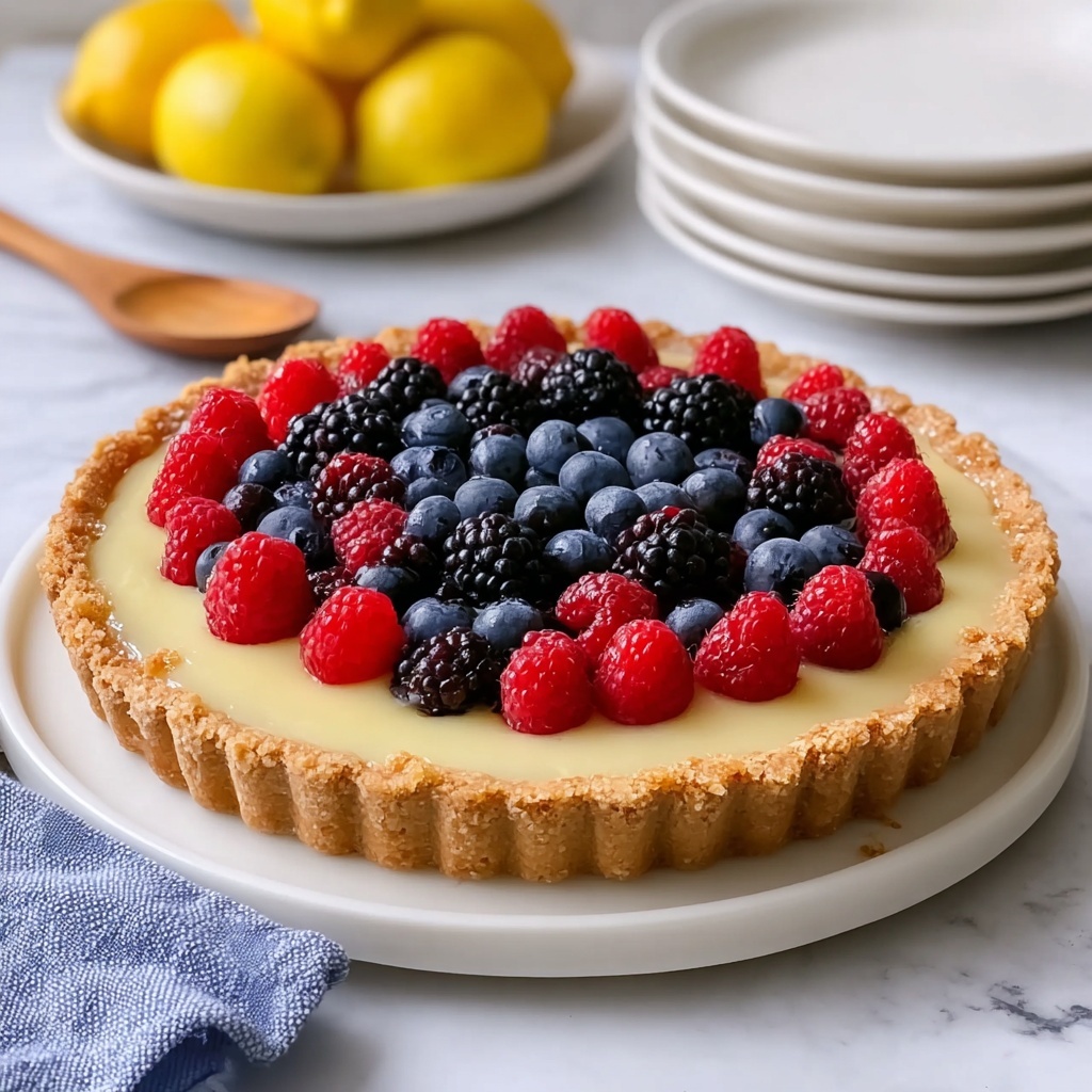 Lemon Berry Tart Recipe - Recipe Image
