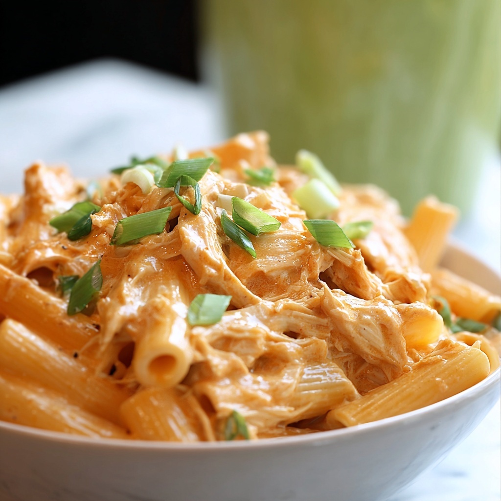 Buffalo Chicken Pasta Recipe - Recipe Image