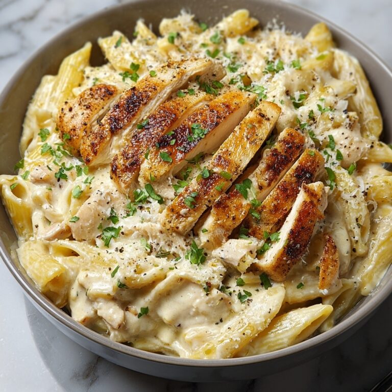 Creamy Garlic Chicken Pasta Recipe